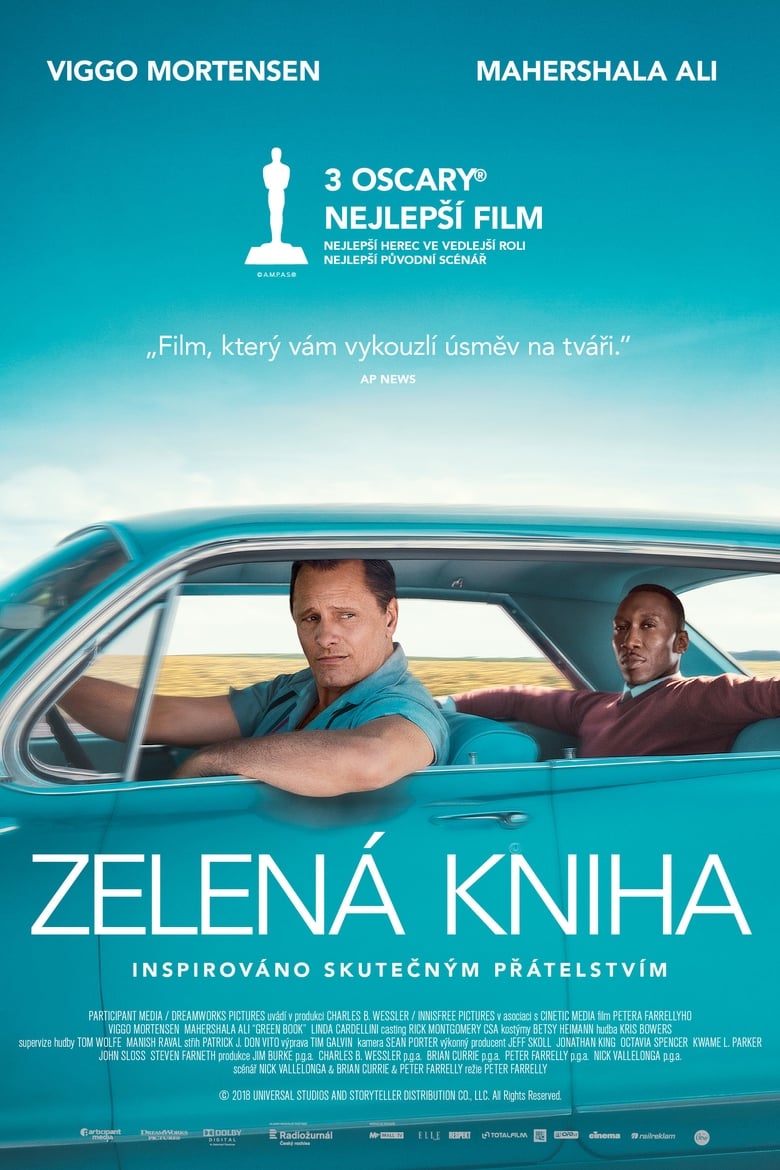 Plakát pro film “Zelená kniha”