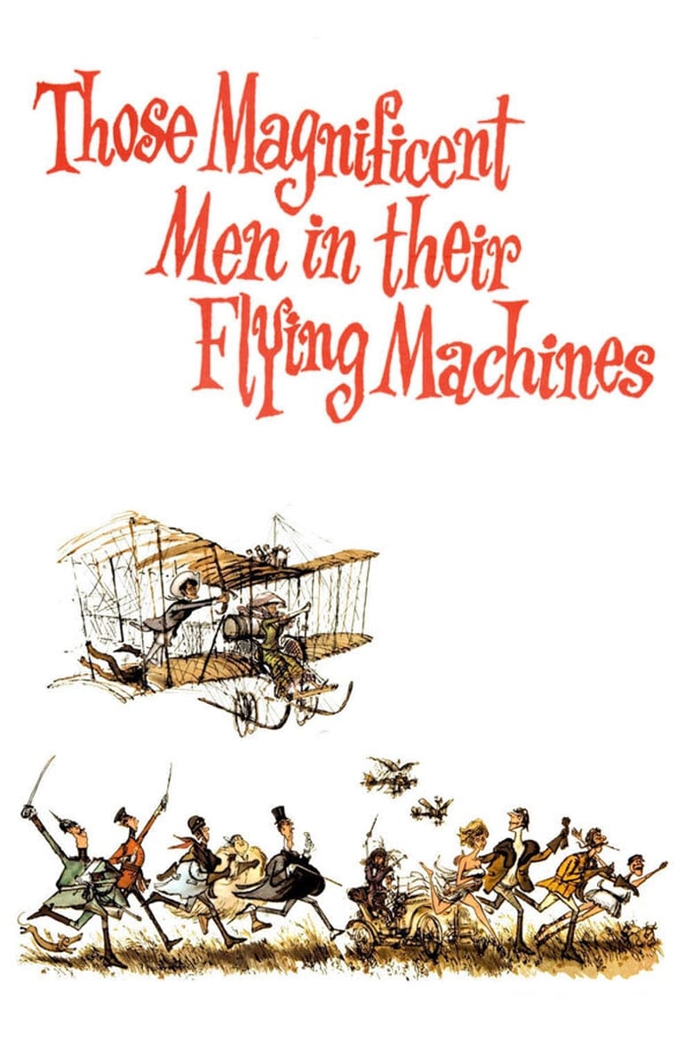 plakát Film Báječní muži na létajících strojích