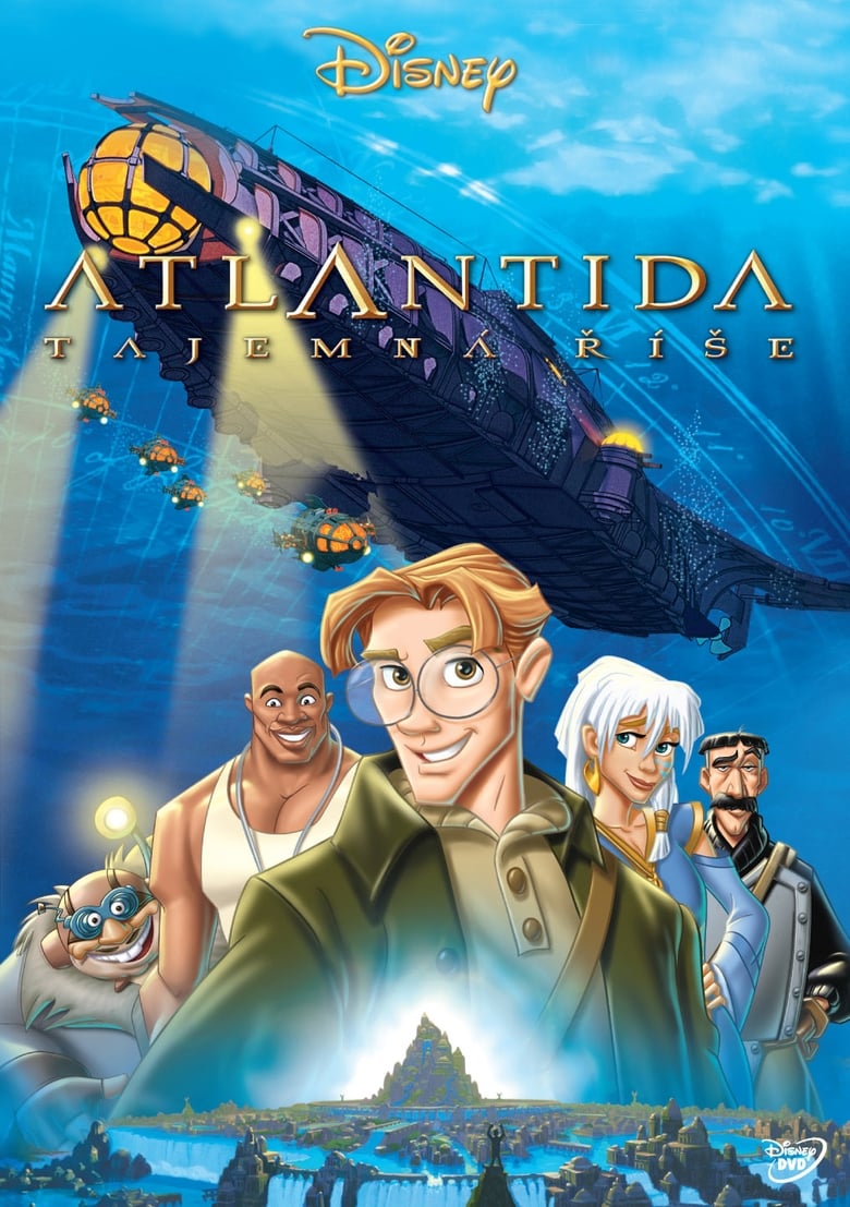 Plakát pro film “Atlantida: Tajemná říše”