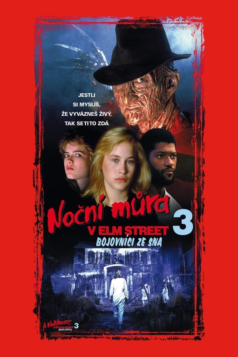 Plakát pro film “Noční můra v Elm Street 3: Bojovníci ze sna”