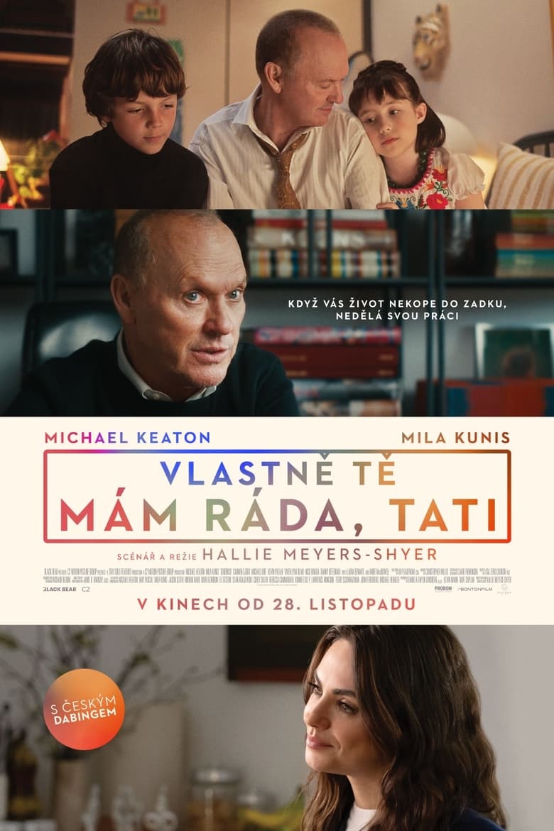 Plakát pro film “Vlastně tě mám ráda, tati”